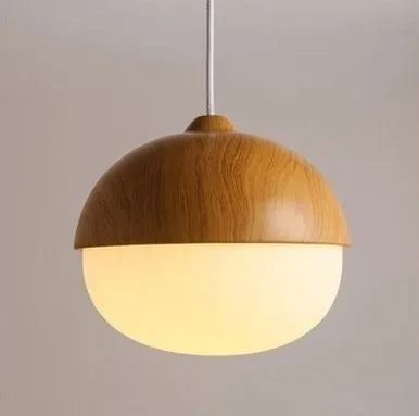 Original Wood Color Mordern Lighting LED Pendant Lights Fixtures For Living Room Lamp,Lustres De Sala Teto e Pendente