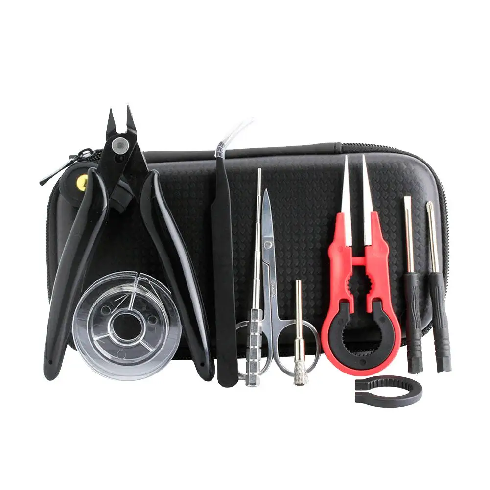 Electronic Cigarette Tweezers Plier Line Heater Kit DIY Tool Bag | Инструменты