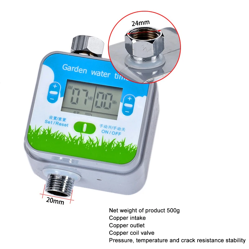 Электронный ЖК-дисплей домашний шаровой клапан Таймер воды сад полива таймер полива контроллер системы