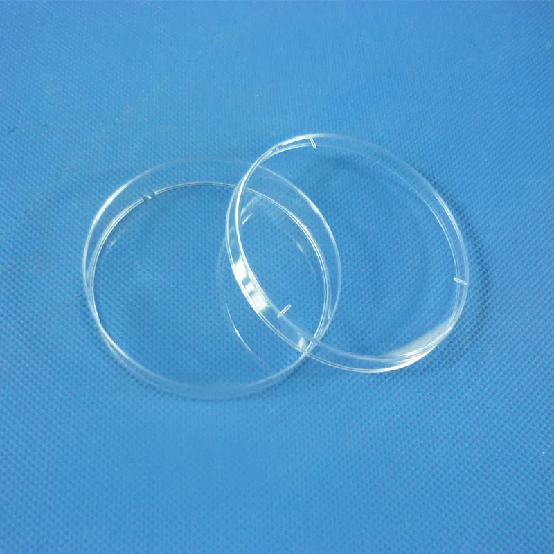 

10 pcs/pack 90mm*15mm Clear Transparent Sterile Plastic Petri Dishes with Lids Plate tissue culture dish Lab Supplies