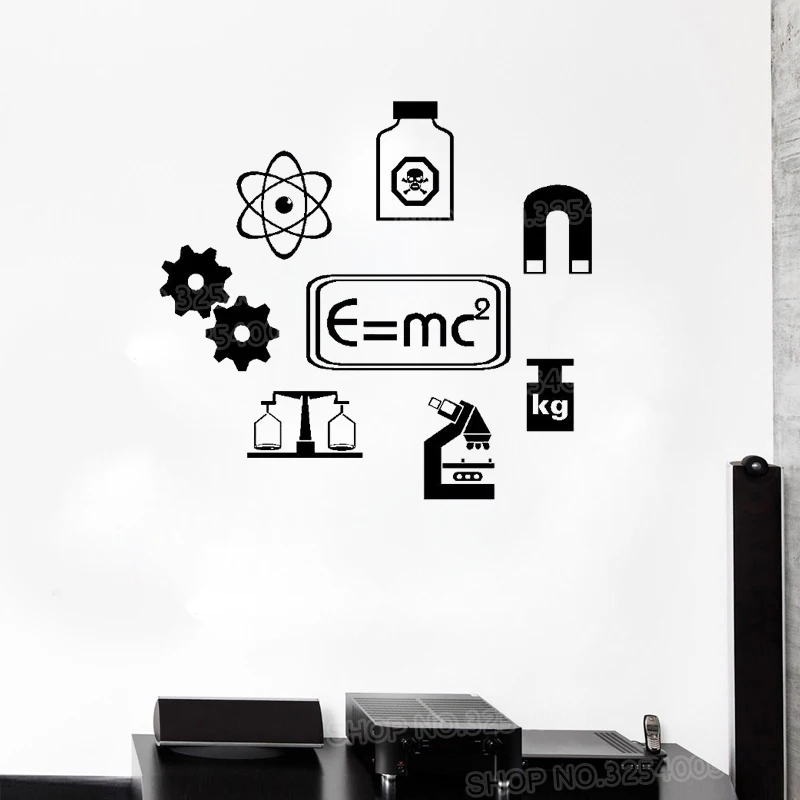 Genius Science Chemistry Teacher Vinyl Wall Art Decal Removable Sticker