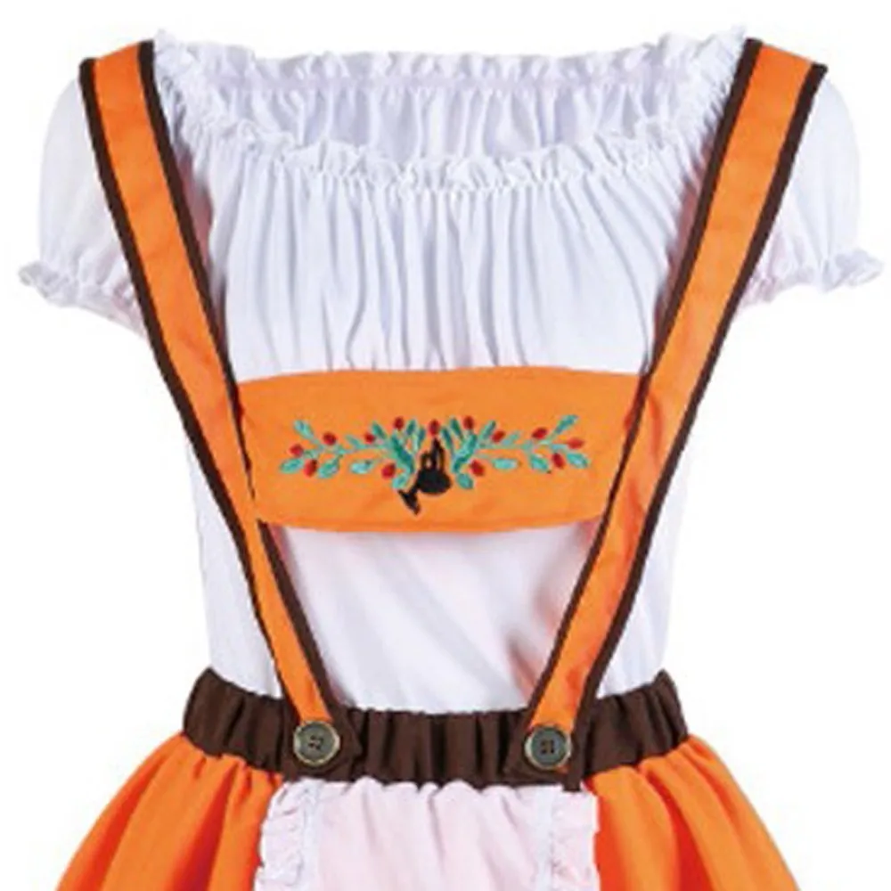2 шт. женский ремень Юбка Топ костюм баварский Октоберфест костюмы Barmaid Dirndl_3.18