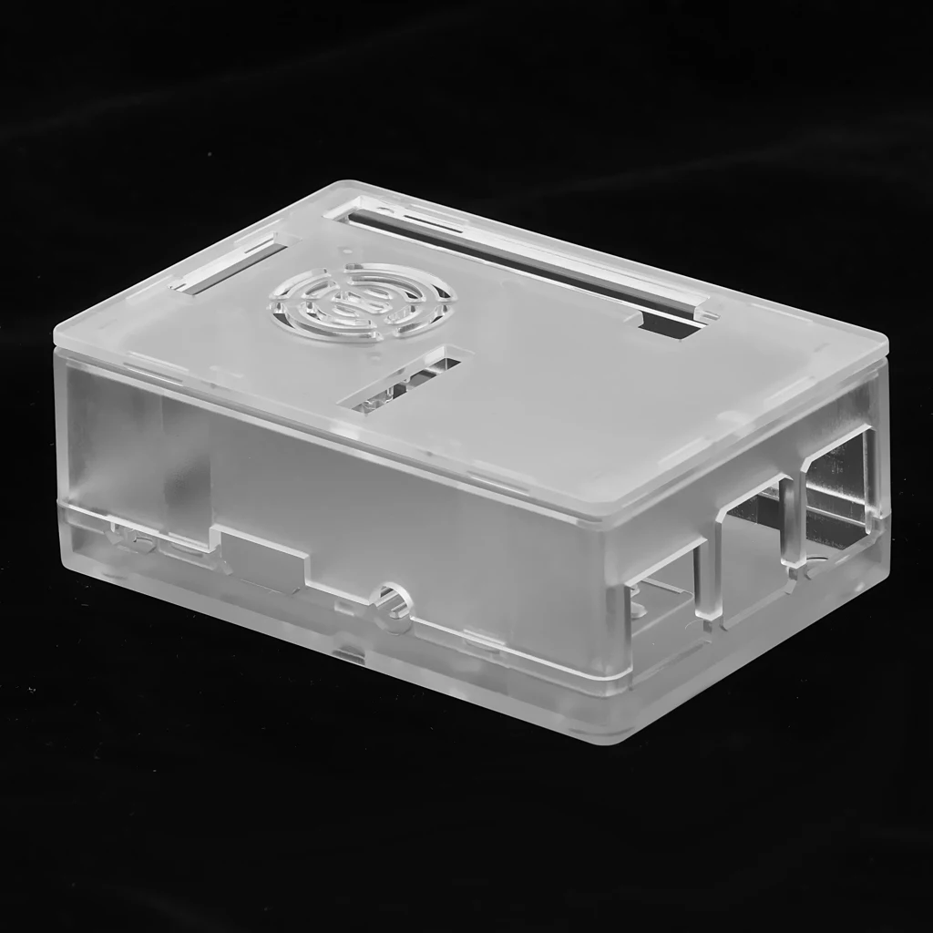 Protective Enclosure Case Cover Box for Raspberry Pi Board / LCD/Fan Clear