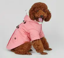 1pcs pet dog cat warm coats apparel doggy autumn winter jackets clothes puppy outwear dogs cats hoodies overcoat clothing XS-XXL