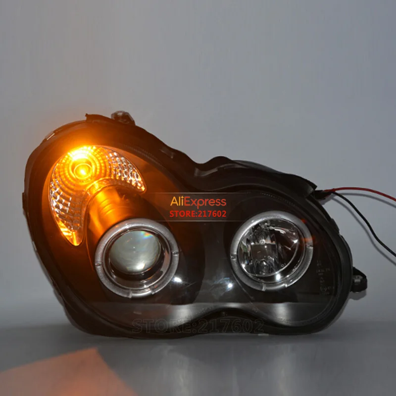 for Benz C-Class W203 Headlights 2000-2006 CCFL (3)+