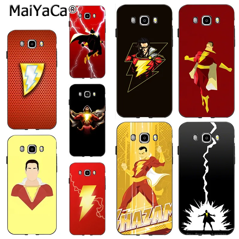 

MaiYaCa shazam Luxury tpu soft Phone Case cover for samsung J510 j1 j3 j7 note 3 note4 note5 case coque