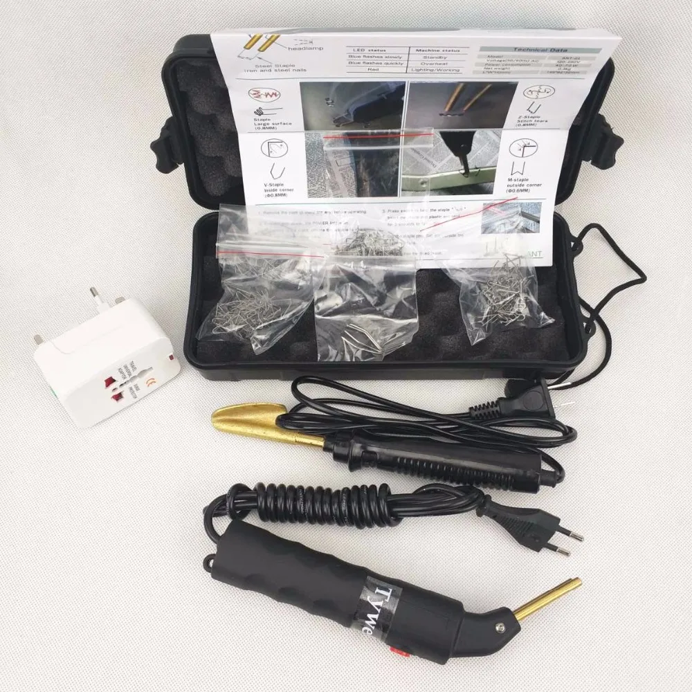  Hot Staplers Car Bumper Repair Machine Plastic Repair Kit ABS PVC Welding Machine Hot Stapler Machi