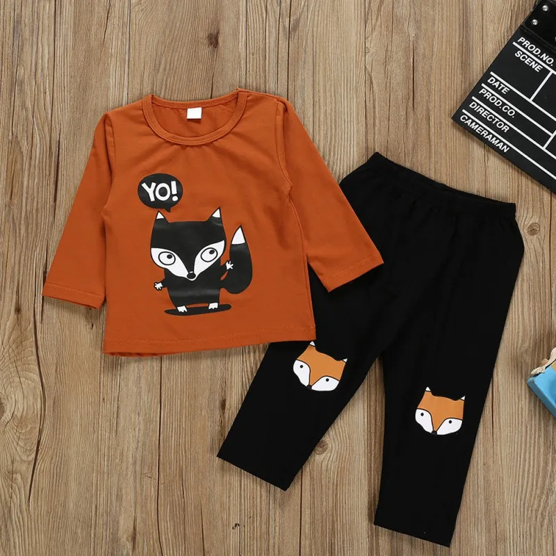 

Children Boys Girls Clothing 2019 Autumn Winter Toddler Boy Clothes Outfit Kids Clothes Tracksuit Suit Toddler Baby Clothing 1