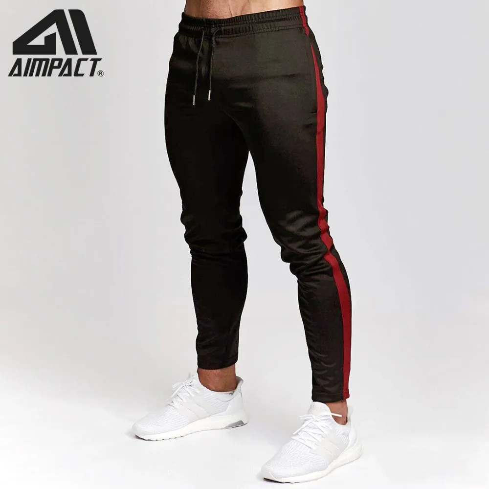 

Aimpact Sporty Fitness Pants for Men Bodybuilding Workout Gyms Training Jogger Sweatpants Male Active Tracksuit Trousers AM5200