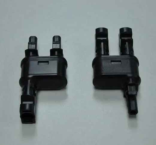 

1Pair x Multi T Branch MC4 Connector for solar panel parallel connection branch two pv module panel connect solar system