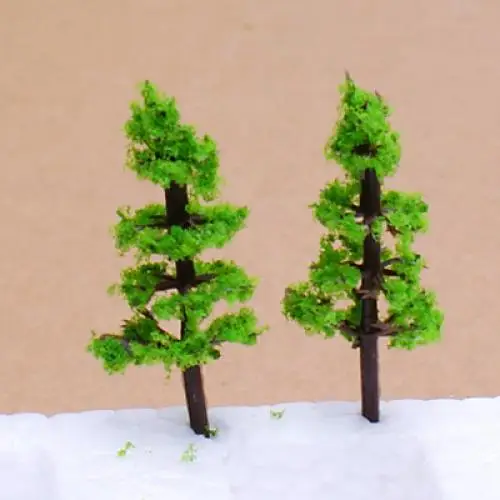 Model Fir Tree Train Set  Trunks Scenery Landscape N Z - 100PCS
