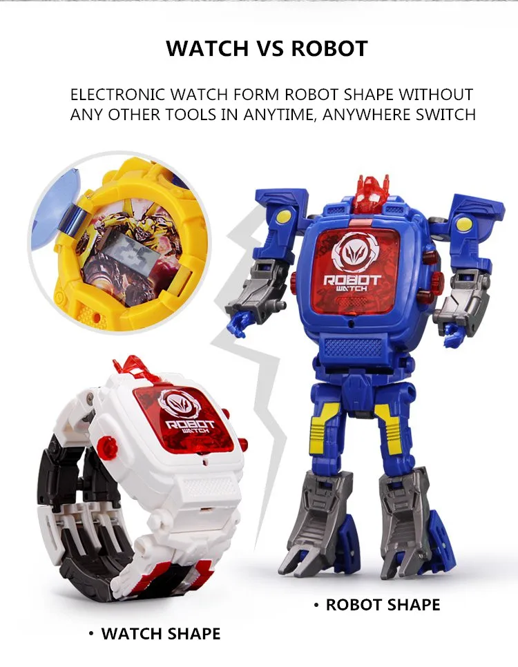 Детские наручные часы с мультяшным принтом|robot kids toys|gift giftsgift boy |
