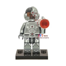 50 шт. Конструкторы супергероев киборг блоки, друзья для девочек и мальчиков детские игрушки brinquedos menina