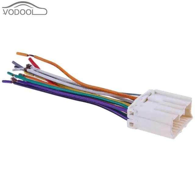 us $1 4 5% off car stereo cd player wiring harness radio wire plug 13pin terminal connector cable for mitsubishi for joyear for souest lioncel in CD Player Power Supply