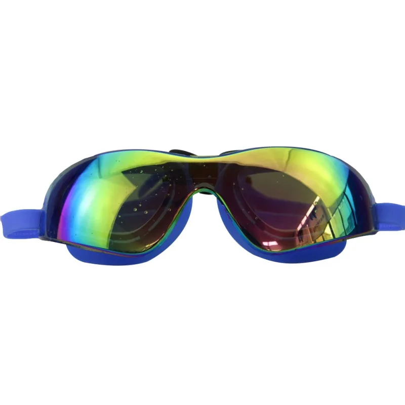 Красочные очки для плавания унисекс большие очки анти-легкие противотуманные водонепроницаемые УФ-защитные комфортные очки для плавания ming 1