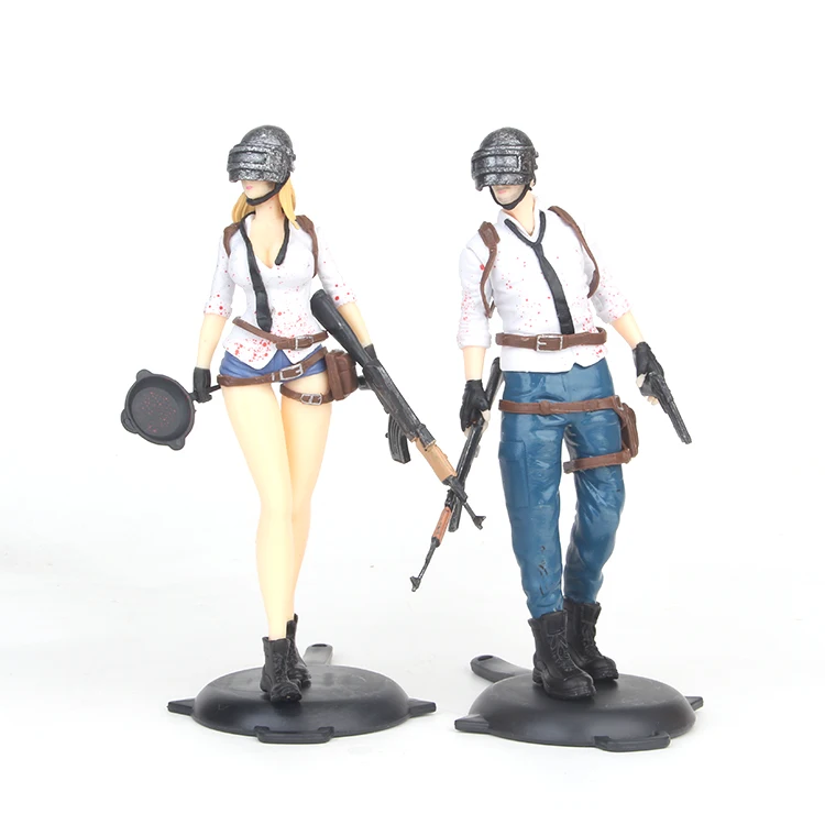 18 см игровой Playerunknowns Battlegrounds PUBG персонаж мужской и женский Модель Фигурки игрушки