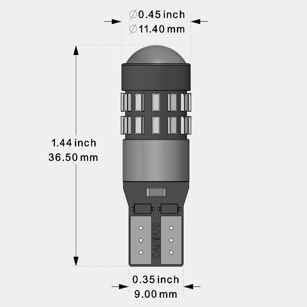 JIACHI 2 шт T10 светодиодный светильник CANBUS без OBC 194 168 W5W 3014 30 SMD полярности белый 12 24V