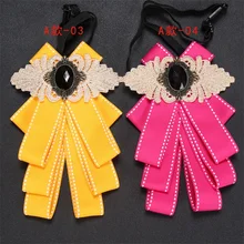 Mantieqingway ленты бабочки для мужчин свадебные бизнес галстуки-бабочки для смокинга для женщин двойной слой Gravatas воротник галстуки-бабочки