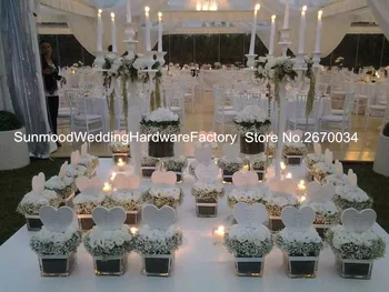 

Cheap white mental flower vase white cylinder wedding vases for wholesale