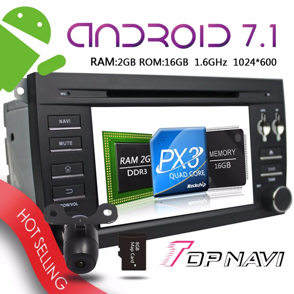 TOPNAVI 7 Android 7 1 Car GPS Navigation for Porsche Cayenne 2006 2007 2008 2009 2010