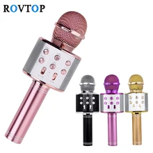 Профессиональный Bluetooth беспроводной микрофон караоке микрофон динамик ручной музыкальный плеер микрофон пение рекордер KTV микрофон Z2