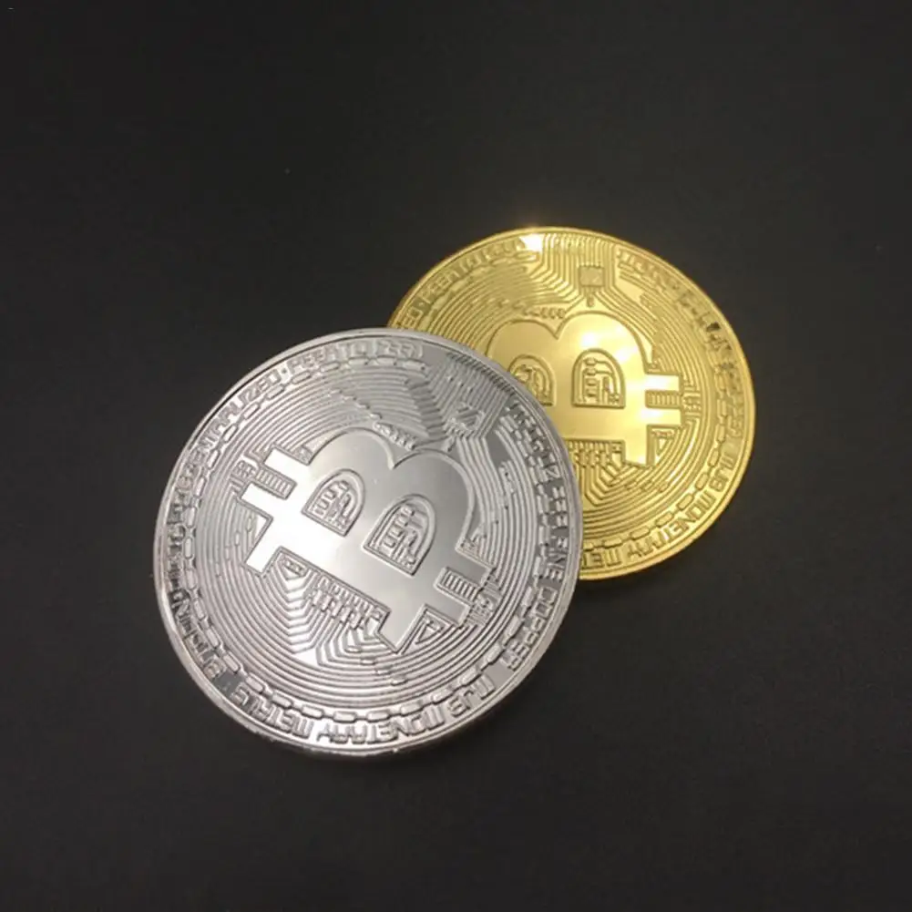 1PC Gold Plated Bitcoin Coin Collectible BitCoin Art Collection Gift Physical 1PC Gold Plated Bitcoin Coin Collectible BitCoin Art Collection Gift Physical