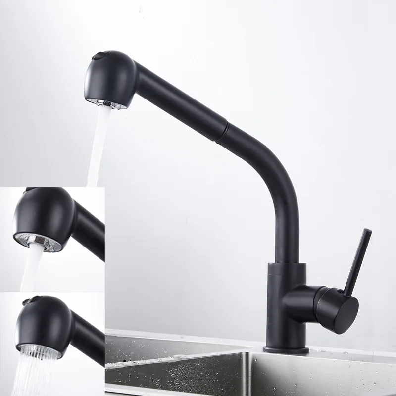 

pull kitchen faucet trill web celebrity cold heat expansion of the lacquer that bake xiancai basins leading full copper