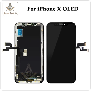 Great AAA Quality OLED For iPhone X XS XR Display Screen With Digitizer For iPhone X Replacement With True Tone Free Shipping 2