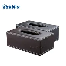 Современный офисный стиль из искусственной кожи прямоугольная коробка для салфеток Диспенсер Чехол держатель для салфеток украшение дома офисные принадлежности A001