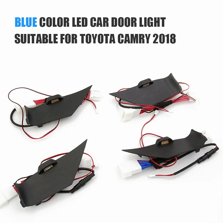 Car door Bowl Ambient Atmosphere Lamp Lights for Toyota Camry 2018 Interior light Blue color