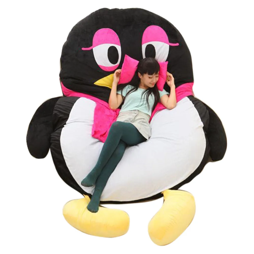 Fancytrader гигантский Пингвин QQ диван кровать плюшевый мультфильм спальный мешок аниме Досуг Beanbag татами большой новинка подарок 2 модели