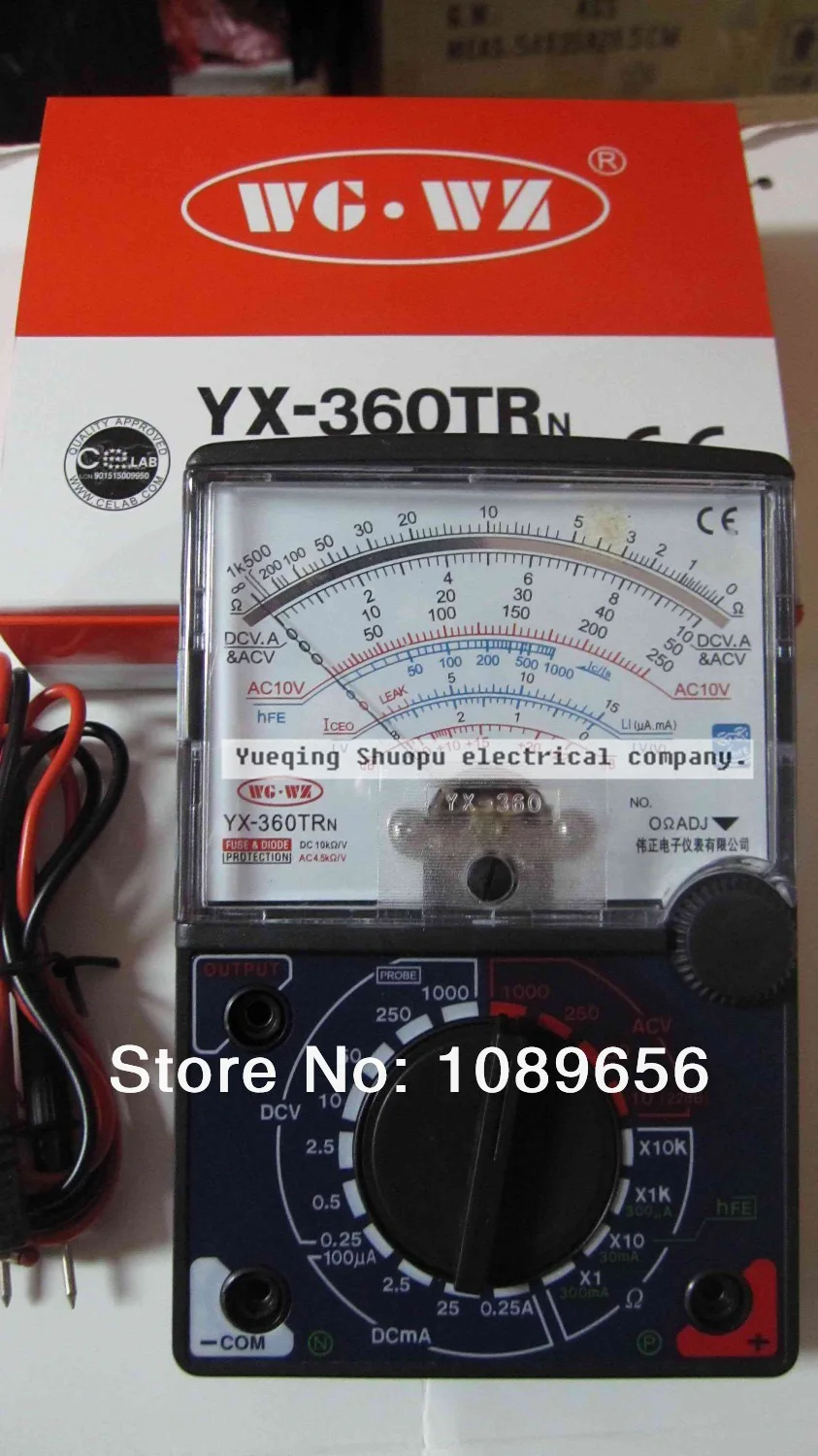 

yx-360TRn analog multimeter AC DC Volt Ohm current Testing Electrical Multitester