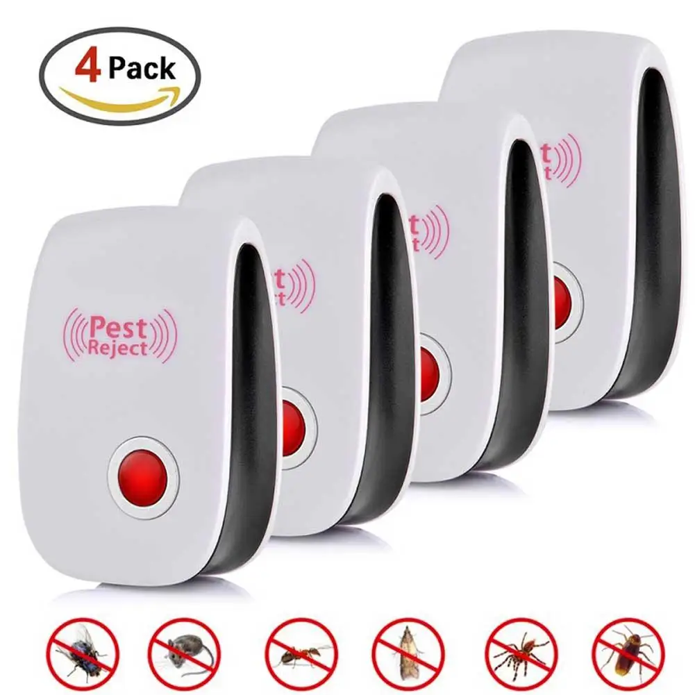 

Ultrasonic Pest Reject Repeller Control Electronic Insect Repellent Killer Anti Mosquito Mice Cockroach Insect Repelent Rejector