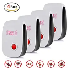 Ultrasonic Pest Reject Repeller Control Electronic Insect Repellent Killer Anti Mosquito Mice Cockroach Insect Repelent Rejector