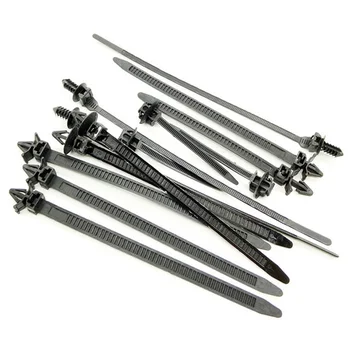 

Band Cable Tie 100pcs High Quality Nylon Bundled Car Wire Harness Line Zip Diy