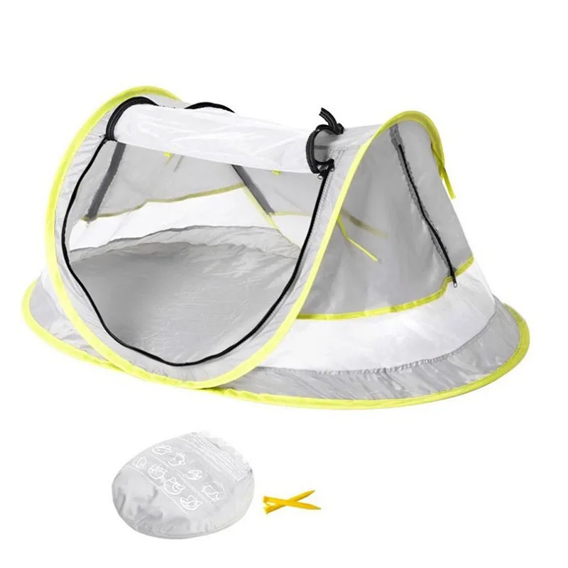 Portable Baby Crib Travel 4 Mesh Surrounds Travel Bed Mosquito Net Beach Tent With UV 50 Protection Plus Beds Netting (1)
