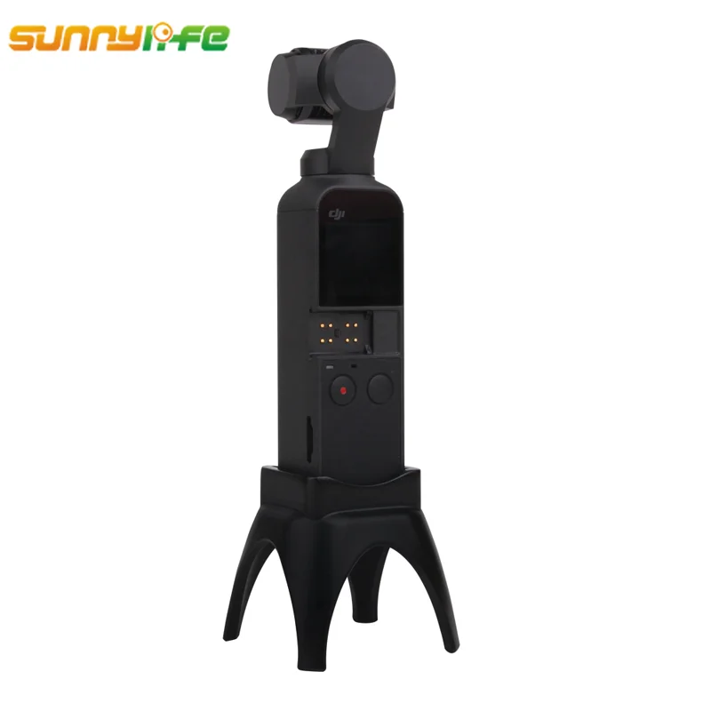 

Sunnylife DJI Osmo Pocket Accessories Heighten Desktop Base DJI OSMO Pocket Mount Handheld Stabilizer Holder with Charging Hole