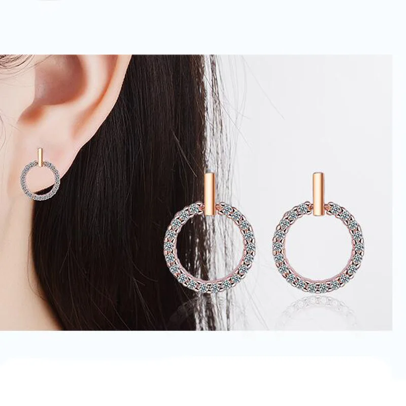 cubic zirconia stud earrings  (10)