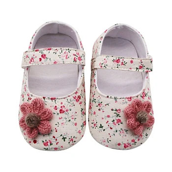 

2019 Toddler Kid Baby Girl First walker Cuat Flower Floral Soft Sole Newborn Walking Shoes Baby Shoes Toddler Infant Shoes