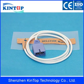 

10PCS/LOT Compatible New Nellcor oximax DB9 9pin disposable SpO2 sensor,adult/neonatal.0.9m 3ft,DS-100A.1m with CE approved