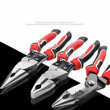 Многофункциональные плоскогубцы электрика, инструмент для зачистки проволоки из легированной стали, инструмент для резки резьбы, Инструмент электрика