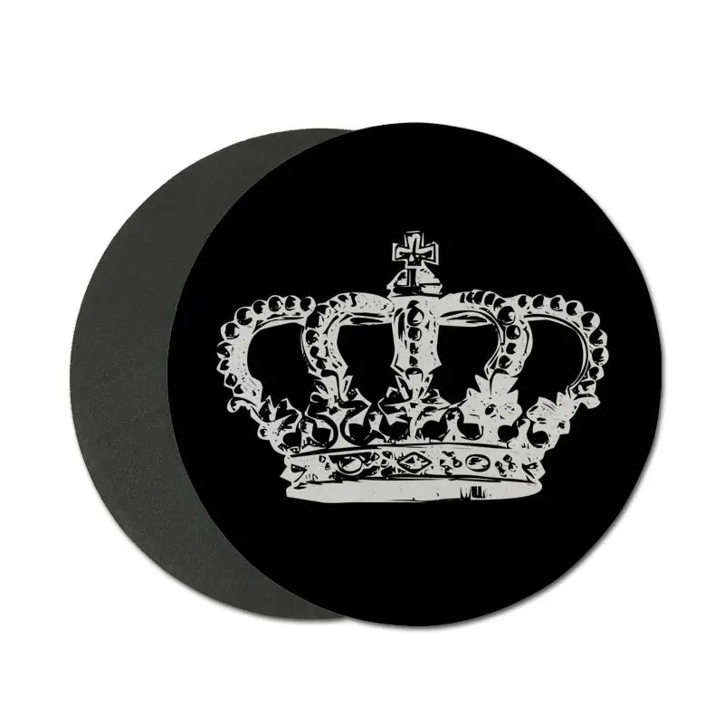 Уникальный Настольный коврик MaiYaCa Queen boss crown king игровой для мыши круглый диаметром