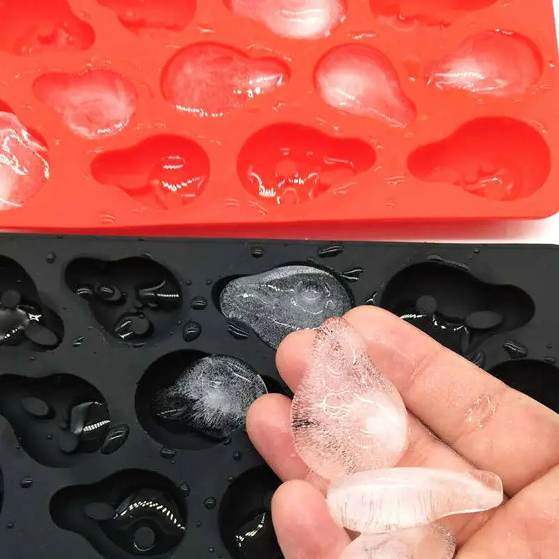 Креативный силиконовый ледяной производитель кубиков формы черепа формовочные лотки 3D набор «сделай сам» бар форма для выпечки пирожных с шоколадной начинкой хэллоуин вечерние инструменты для льда