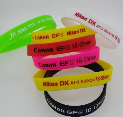 7 шт смешанные цвета силиконовый резиновый браслет браслеты защитное кольцо кожух объектива для Conon Nikon объектив камеры