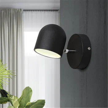 

Simple Modern LED Wall Lamp Touch Switch Creative Rotation Wall Sconce Adjust Bedside Wall Light Fixtures Indoor Lighting