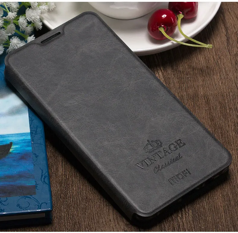 Чехол для OnePlus 5 MOFI роскошный Ретро винтажный Чехол для телефона чехол для One Plus 5 - Цвет: Dark Grey
