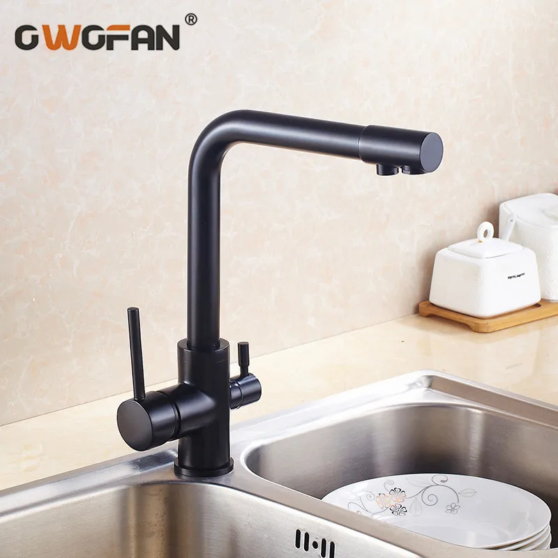 

Filter Kitchen Faucets Deck Mounted Mixer Tap 360 Rotation with Water Purification Features Mixer Tap Crane For Kitchen N22-071