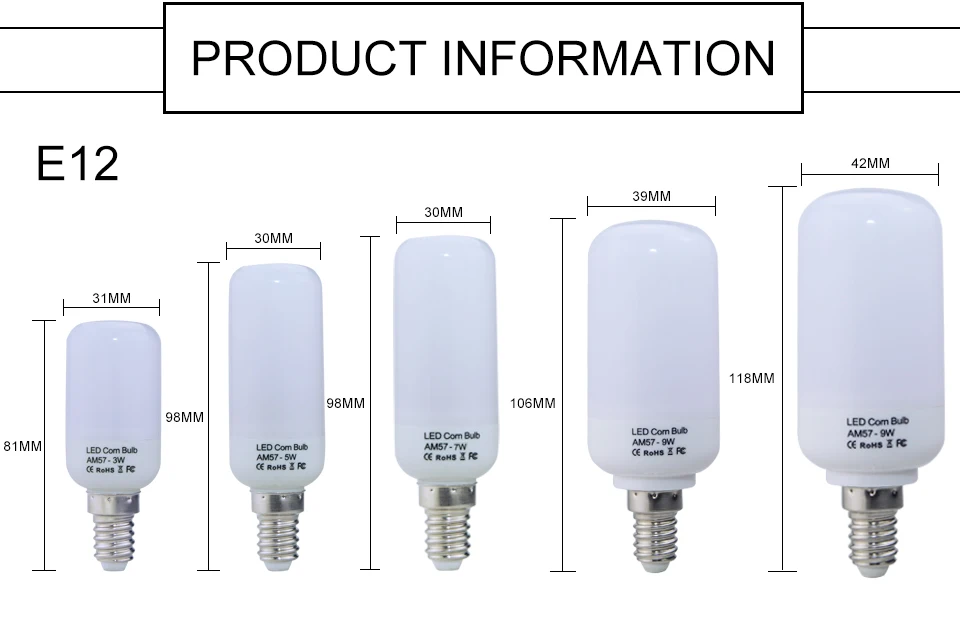 LED LAMP E12 E27 (2)