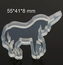 Unicorn Silicone Mold – Animal Mold Fondant, Cupcake Topper, Gum Paste, Candles, Jewelry, DIY Handmade, Resin Mold H191
