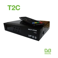 10pcs/lot AZFOX T2C HD Digital Satellite Tv Receiver Compliant with ISDB-T/SBTVD Set Top Box TV Box